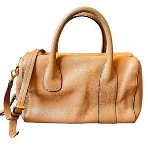Isaac Mizrahi New York Camel Handbag Purse